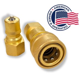 2Sets 1/4" Brass Quick Disconnect Coupler Carpet Cleaning Extractor Wands & Hose