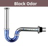 Heixutas Brass P Trap Bathroom Sink: 1 1/4 Sink Trap