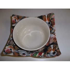 Microwave Bowl Cozy Cozies Farm Animals Selfie 10 Inches