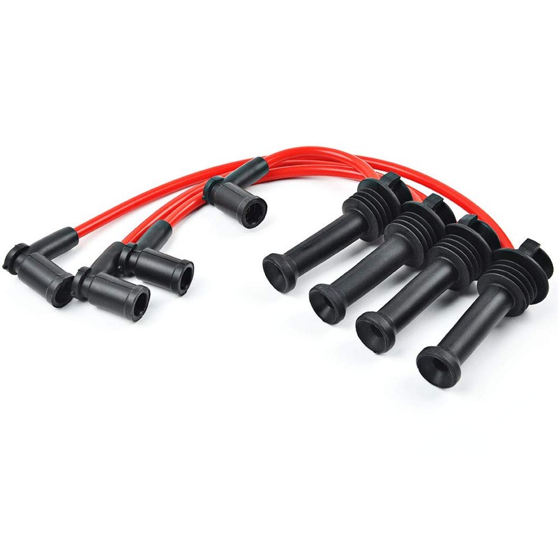 OTUAYAUTO 4 x Ignition Cable for Focus 2, Fiesta 4