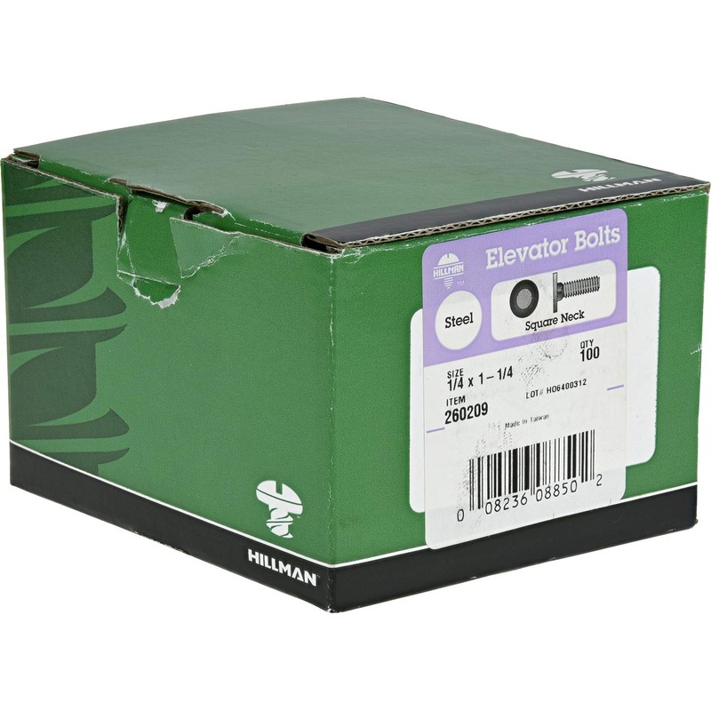 Elevator Bolts 1/4" x 1-1/4"