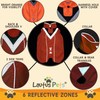 Lautus Pets Dog Rain Coat - Waterproof, Reflective, Bright Orange