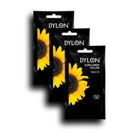 DYLON Sunflower Yellow Hand Fabric Dye 3 Pack