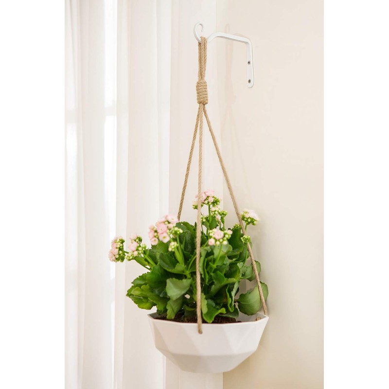 Mkono Hanging Plant Bracket 6 inch Metal Wall Plant Hook