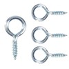 SISI UK Chrome Plated Eye Bolts Screw-in Hooks Heavy Duty