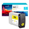 843A Ink Cartridge Replacement for HP PageWide XL 4000, 4100, 4500, 4600, 5000 Wide Format Printers Ink Cartridge 400 mL(Yellow)