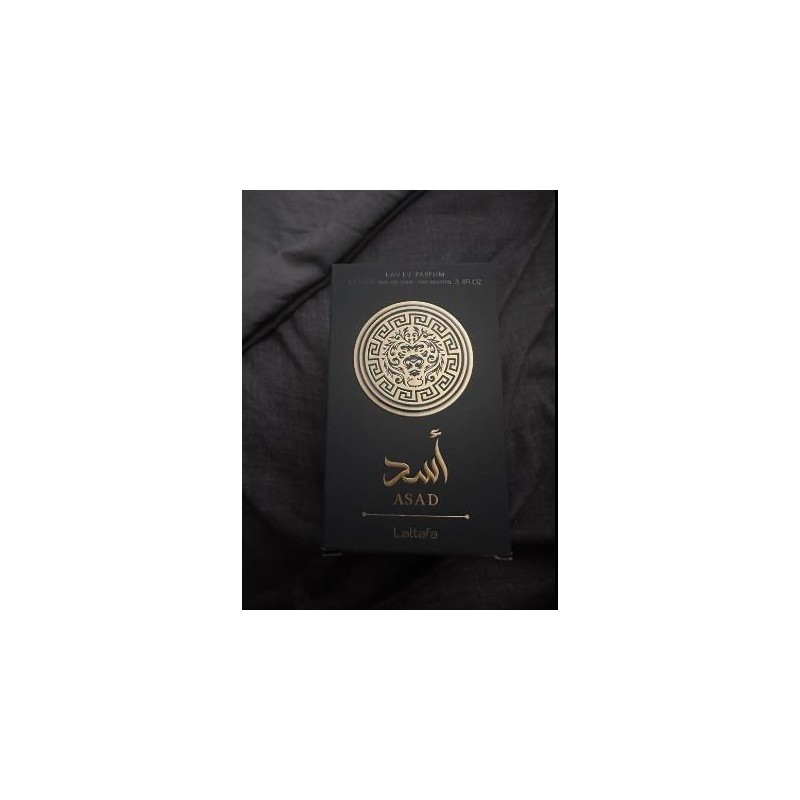 Lattafa Perfumes Asad for Unisex Eau de Parfum Spray, 3.4