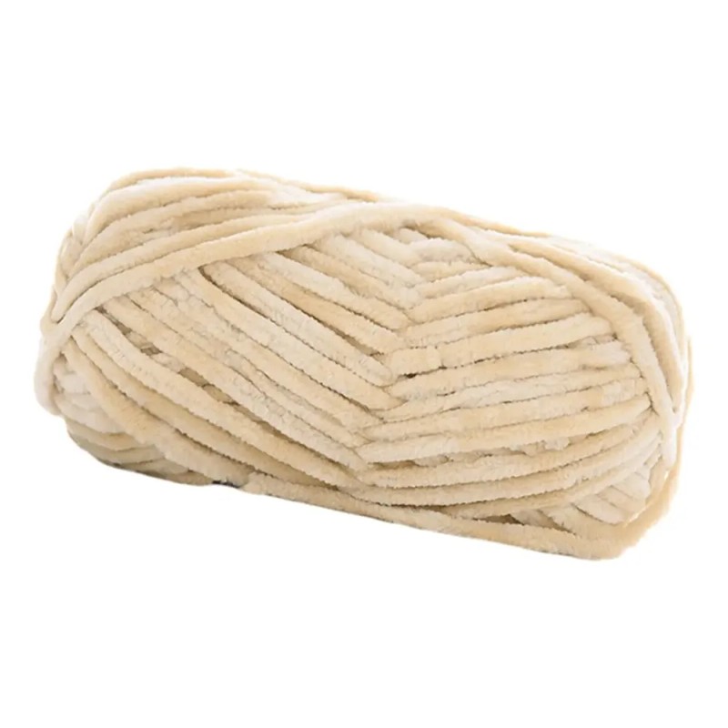Chunky Yarn Giant Wool Yarn 87.49yard Hand Knit Camel Color