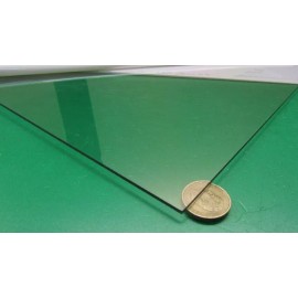 Polycarbonate sheet 1/16" (.062) X 24" X 24" Clear, Film Masked