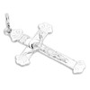 Crucifix Necklace Exquisite 925 Sterling Silver Men's Women's Jesus Cross