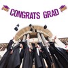 Congrats Grad Banner, Congrats Class of 2025 Graduation Decorations, Congratulations