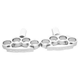 United Pacific (UP) Air Brake Knob Set Tractor Trailer With Finger Pull Chrome Aluminum UP#23526-527