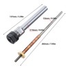 Woodworking Pen Turning Mandrel Lathe Parts Mechanical Accessory ToolStraight Shank