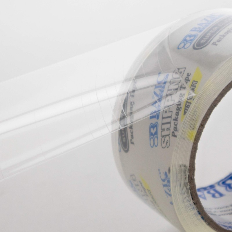 BAZIC Super Clear Heavy Duty Packing Tape 1.88" x 54.6