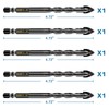 5 Pcs 3/8" Masonry Concrete Drill Bit Set for Tile