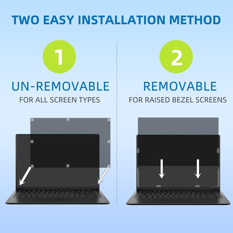 ROVIKE 14 Inch 16:10 Computer Screen Filter, Laptop Privacy Filter,