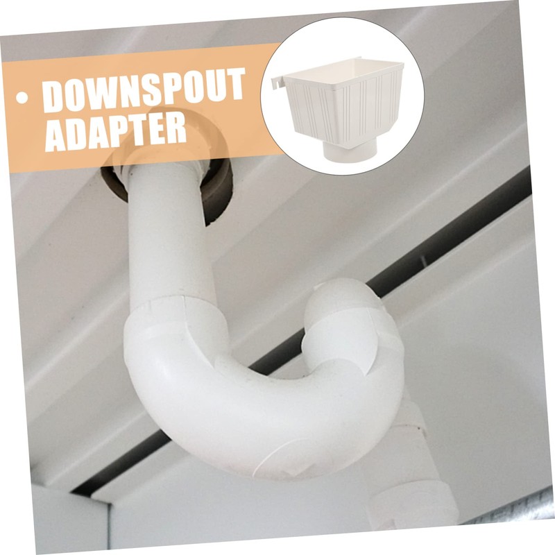 WHAMVOX Rain gutter collection bucket, rain gutter, rain barrels for