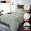 SLEEP-NEST Hotel Luxury Duvet Cover King Size 104"x90", 3 Piece