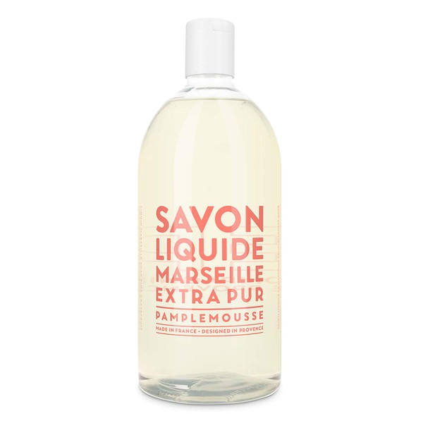 Compagnie de Provence Savon de Marseille Extra Pure Liquid Soap - Pink Grapefruit - 33.8 fl oz Plastic Bottle Refill