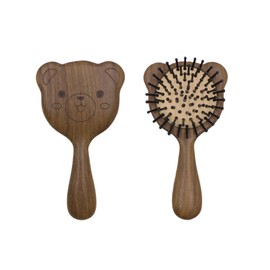 Wooden Hair Brush Air Cushion Comb Wide Tooth Comb for Men Women Paddle Hairbrush Scalp Massage Comb Cute Hair Growth Brush Small Travel Styling Comb Detangling Comb Reduce Static Static Frizz