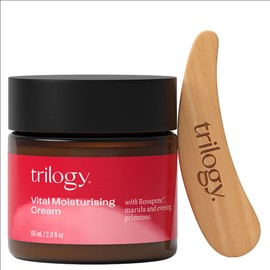 Trilogy Vital Moisturising Cream - 60 ml - Moisturising Face Cream for Dry, Sensitive & Tired Skin, Vegan Skin Cream, Nourishing and Firming 100% Natural Ingredients