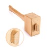 QWORK Wooden Mallet, 9.5" Manual Ice Hammer Mallet Beech Solid