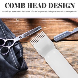 Healvian Oil Dispensing Bottle Root Comb Hair Dye Comb Bottle for Professional Use