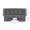 QANYEGN Digital LED Tachometer, Green 4 Digit LED Motor Tachometer,