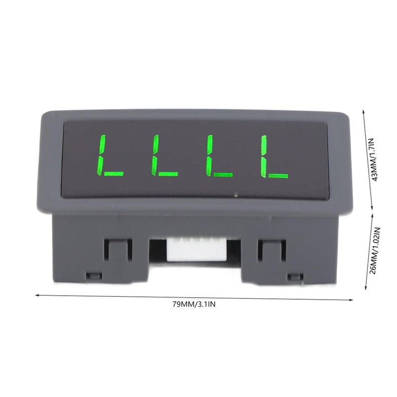 QANYEGN Digital LED Tachometer, Green 4 Digit LED Motor Tachometer,
