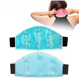Cooling Neck Wraps Ice Packs Cold Compress and Hot Compress for Injuries Reusable Gel Neck Ice Pack Wrap Ice Pack for Neck Cold Packs for Sports Neck Effectively Relieve