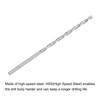 sourcing map HSS(High Speed Steel) Extra Long Twist Drill Bits,