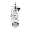 Christmas Tree Carousel Spinning Candle Holder Stainless Steel Rotary Tree