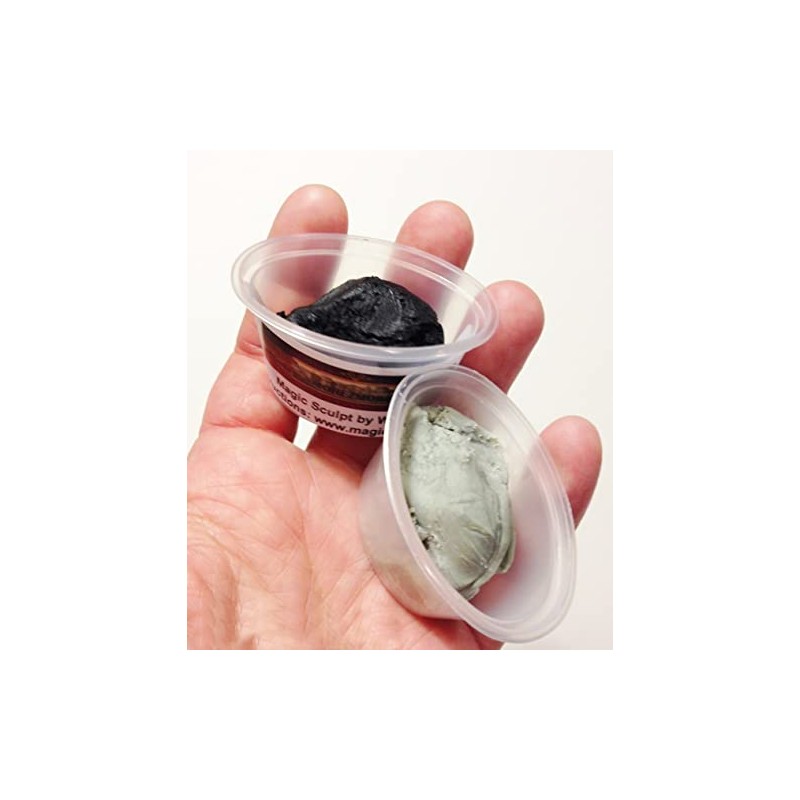 Morezmore M00608 2oz Magic Sculpt Epoxy Clay Black Sample Modeling