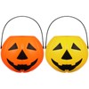 MAGICLULU 2pcs Trick-or-Treat Bucket Candy Box Kids Pumpkin Candy Pails