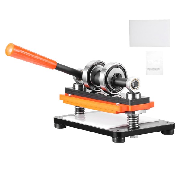 Happybuy Leather Cutting Machine, 18 x 10 cm Embossing Plate