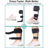 DouHeal AFO Foot Drop Brace, Innovative Half-Foot Design, Shoe-Friendly, Perfect