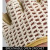 AERO|TECH|DESIGNS | Crochet Cycling Gloves | Natural Leather Padded Palms
