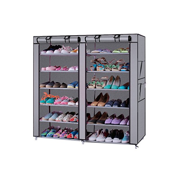 VERYKE Shoe Closets Shoe Cabinet Shoe Storage Organizer Shelf 6-Row