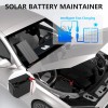 MHPOWOS 10W Solar Panel 12V Trickle Charger Battery Charger Kit