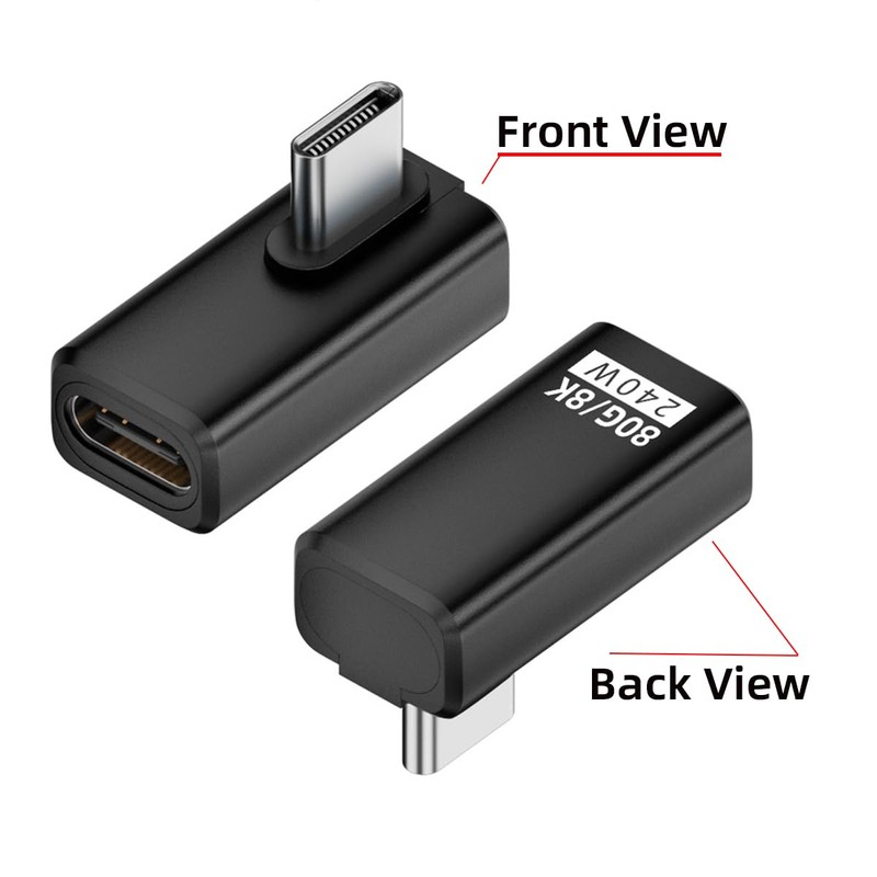 CY USB5.0 80Gbps Female to Female Extension Adapter with 240W,