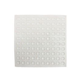 esahpss Transparent Glass Adhesive pad Door Cabinet Window Cabinet soundproof and Shock-Absorbing Silicone Anti-Collision Particles 100 Pieces Sold at 6mm * 2mm Each