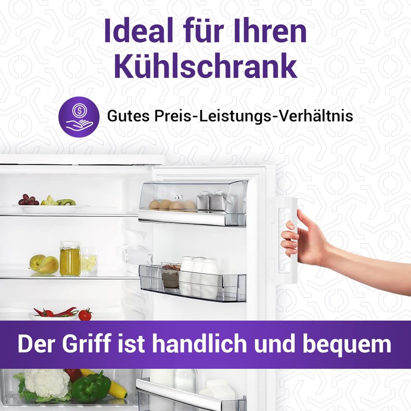 Vioks.pro Universal Fridge Handle 187 mm for 90-172 mm Sand,
