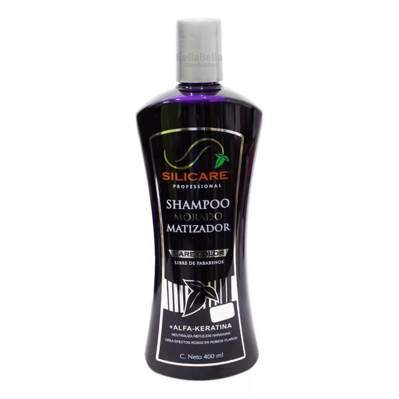 Silicare Shampoo Morado Matizador Para Cabellos Rubios Silicare