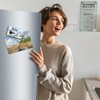 TRIOSK Fridge Magnet Strong Penguin Magnet Sayings Funny Motivation with