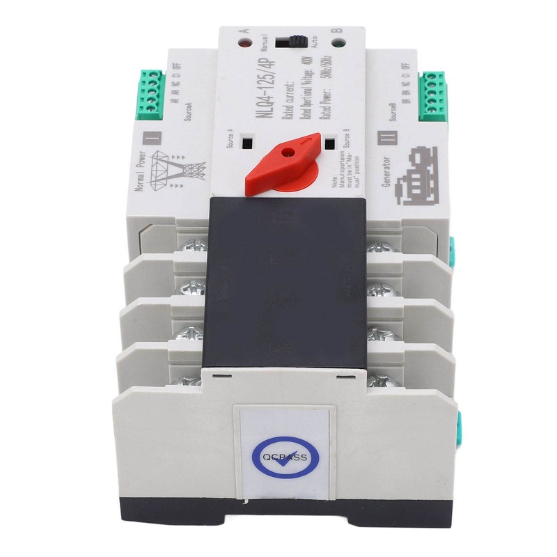 4P Dual Power Automatic Transfer Switch High Temperature Resistant Double