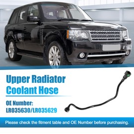 X AUTOHAUX Upper Radiator Coolant Hose for Land Rover Range Rover 2014-2022 No.LR035630/LR035629