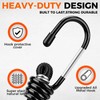 4-Piece 80 Inch Bungee Cords with Hooks, Heavy Duty Outdoor