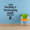Family I Am Fearfully and Wonderfully Made Loving Quote Wall