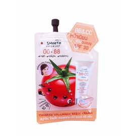 3 Packets of Smooto Tomato Collagen Spf 30 Bb & Cc Cream. (10 G/Packet)
