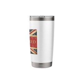 Knackered England Apparel Union Jack Flag UK Slang British Stainless Steel Insulated Tumbler